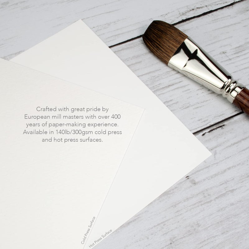 Speedball كتلة ألوان مائية بضغط بارد سائل، 140 رطل (300 غم/م²)، 6x6 بوصة، 15 ورقة - ربط مزدوج الجوانب لسهولة إزالة الورق - Image 5